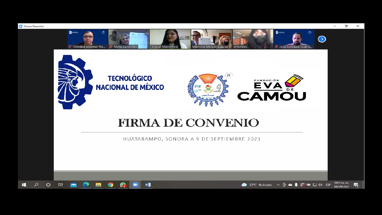 FIRMAN RENOVACIÓN DE CONVENIO TECNM, CAMPUS HUATABAMPO Y FUNDACIÓN EVA DE CAMOU PARA FORTALECER CALIDAD EDUCATIVA