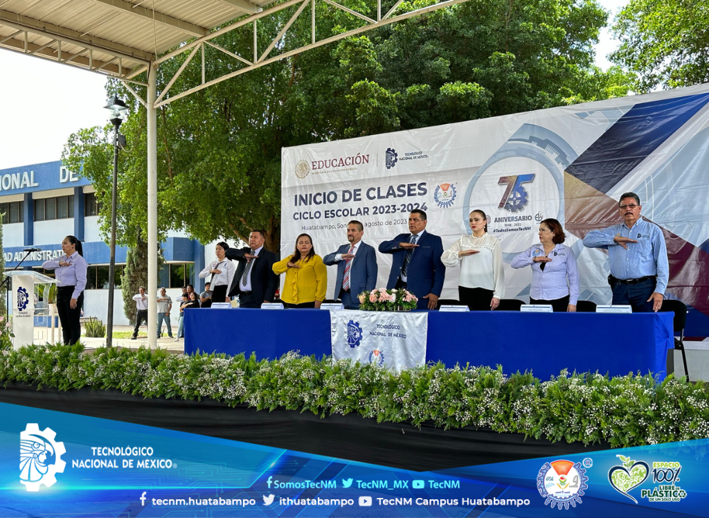 Ceremonia de Inicio de Cursos Agosto-diciembre 2023 en el TecNM Campus Huatabampo